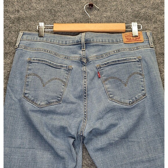 Levi's 315 Shaping Bootcut Jeans Womens 31 Light Wash Stretch Denim Minimalist - Picture 7 of 15